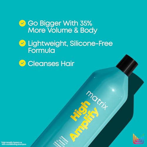 Matrix High Amplify Volumizing Shampoo & Conditioner Set for Fine or Thin Hair F6610