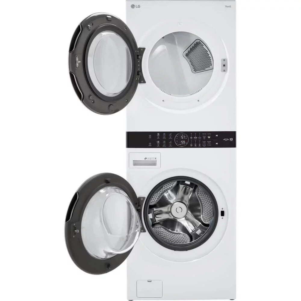 LG WKE100HWA Combination Washer Electric Dryer Gray D14492