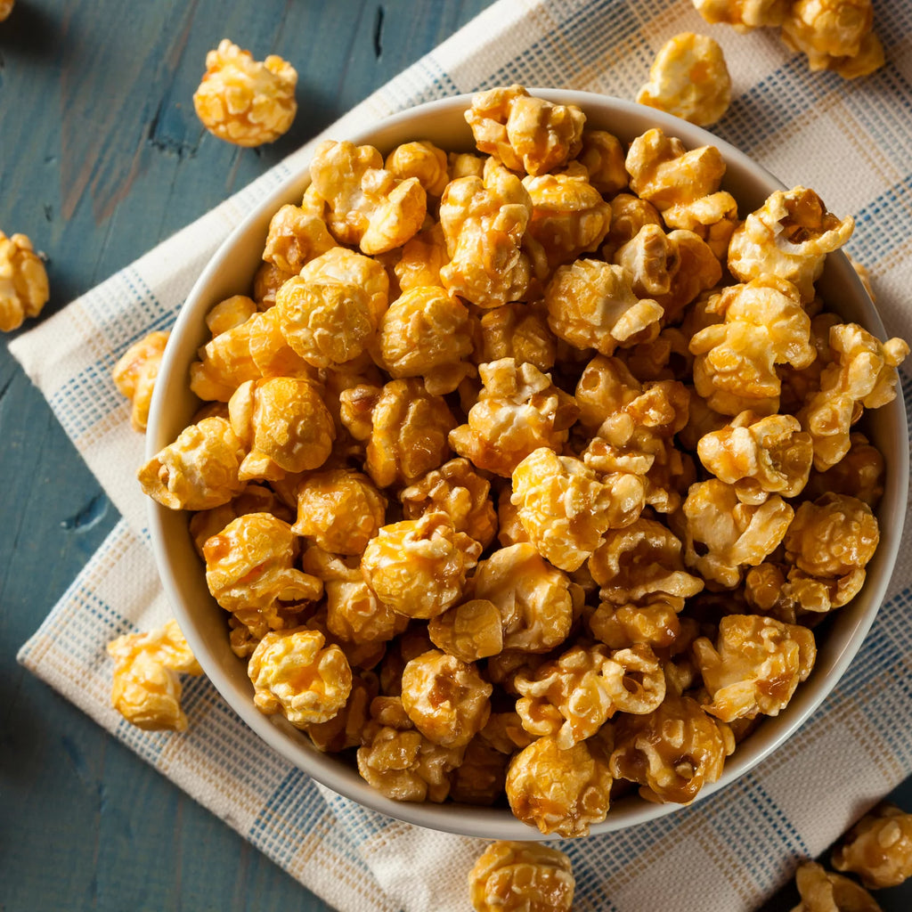 Crunch 'N Munch Buttery Toffee Popcorn with Peanuts, 6 oz Box, 12-Pack with Storage Carrier A208