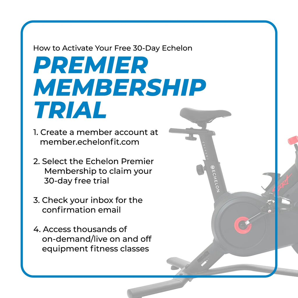 Echelon Connect Sport Indoor Cycling Exercise Bike O80657