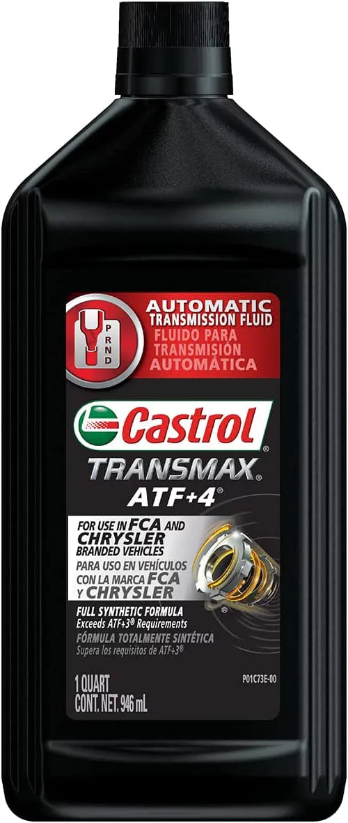 Castrol Transmax ATF +4 Automatic Transmission Fluid, 1 Quart, Case of 6 W45829