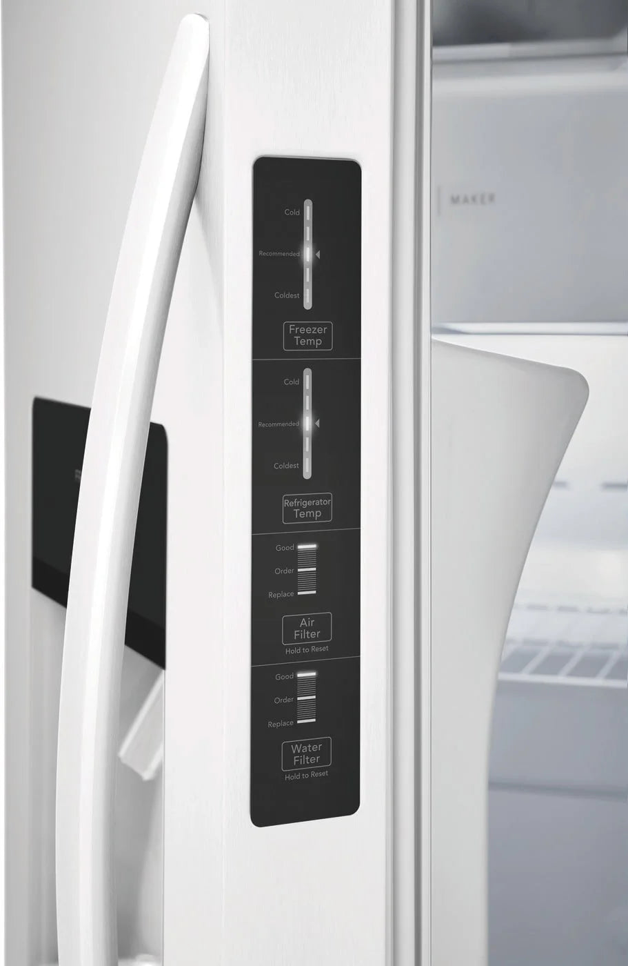 Frigidaire 25.6 Cu. Ft. Side by Side Refrigerator V1018
