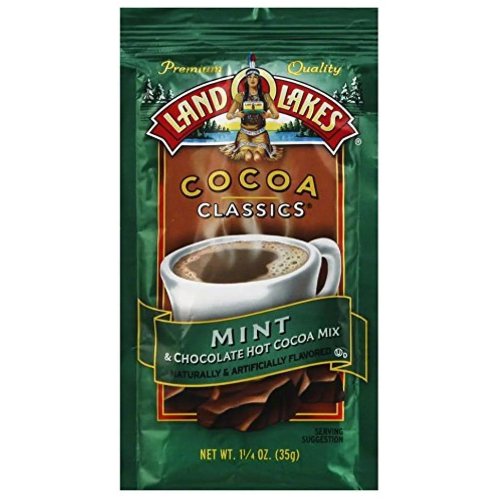 Land O Lakes Cocoa Classics Hot Chocolate Mix 3 Pack Bundle, French Vanilla, Mint & Raspberry S7405