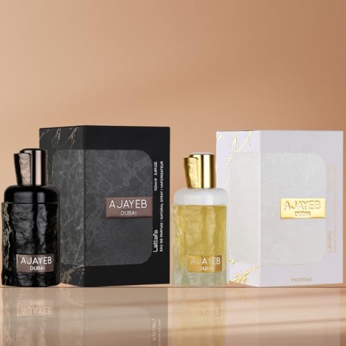 Lattafa Perfumes Ajayeb Dubai Portrait Eau De Parfum Spray, 3.4 oz D890197