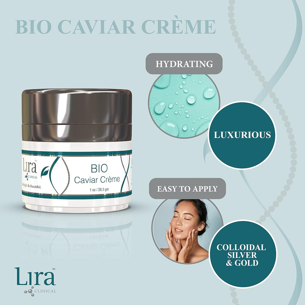 Lira Clinical Bio Caviar Creme Anti Aging Face Moisturizer 1 oz Z69250