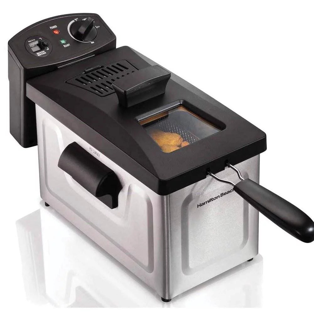 Hamilton Beach 12 Cup Oil Capacity Deep Fryer