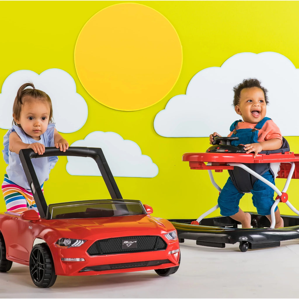 Bright Starts 4-in-1 Adjustable Baby Walker with Removable Steering Wheel L216763