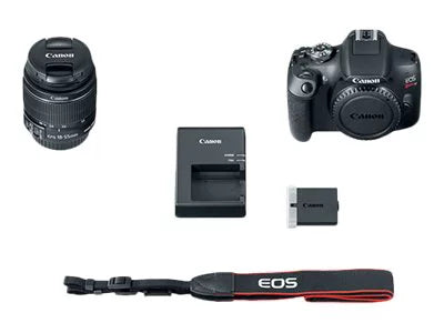 Canon EOS Rebel T7 DSLR Camera with 18-55mm Lens, Black T4564