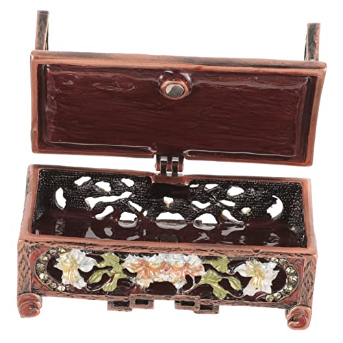 ARTIBETTER 3pcs Metal Ring Miniature Furniture Ornament Storage Box L2751