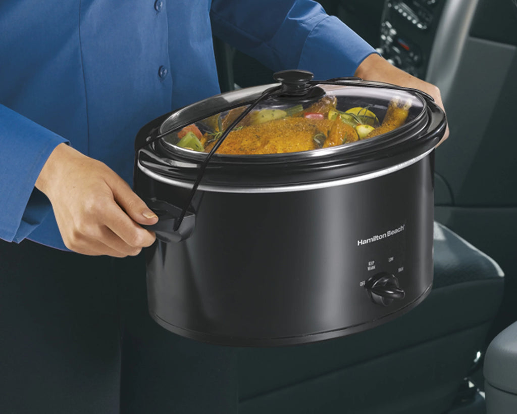 Hamilton Beach Portable Slow Cooker 5 Quart Black B63130