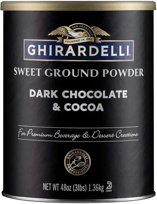 Ghirardelli Dark Chocolate & Cocoa - Sweet Ground Powder, 3 lb