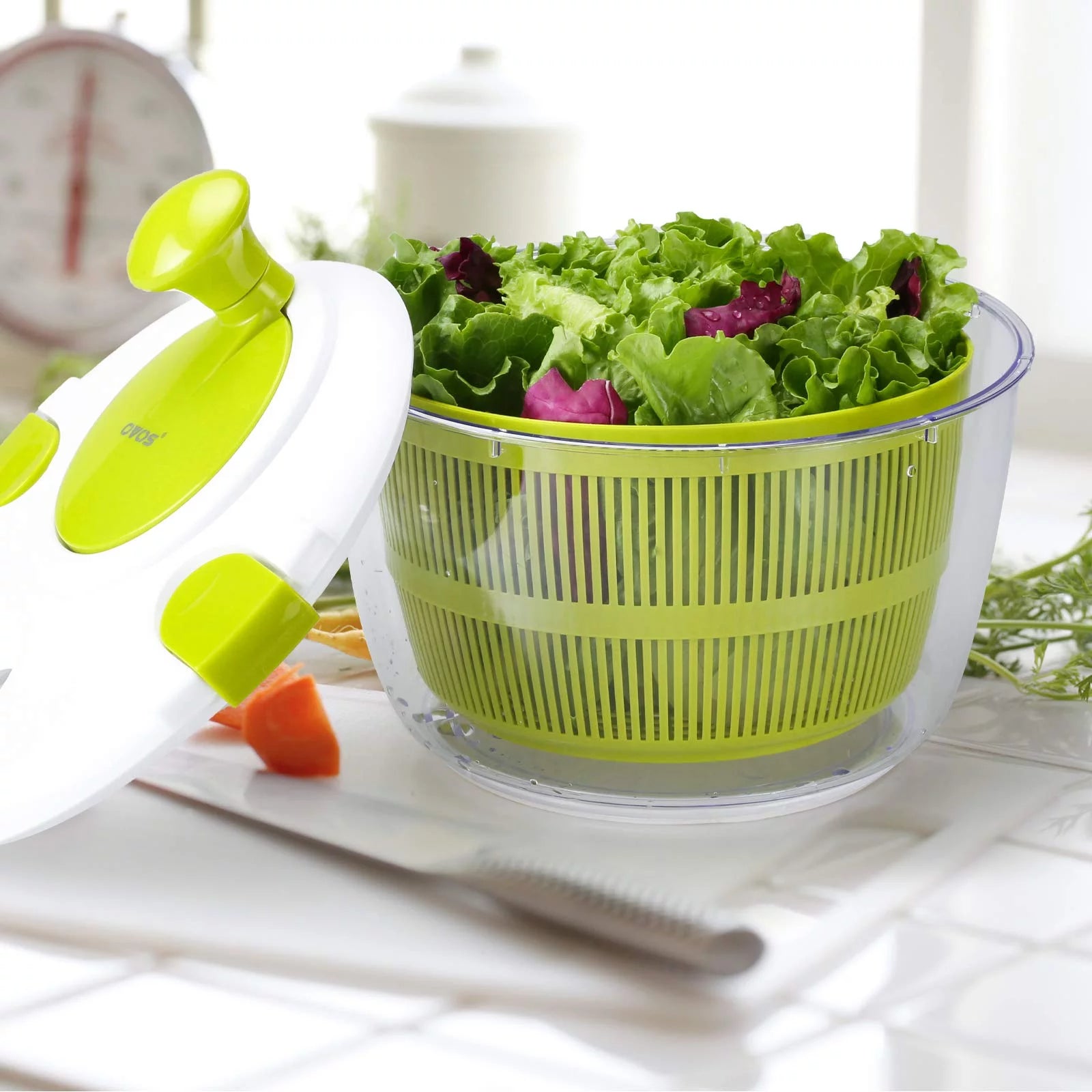 Salad Spinner 5L Fruit and Vegetable Washer Dryer E201