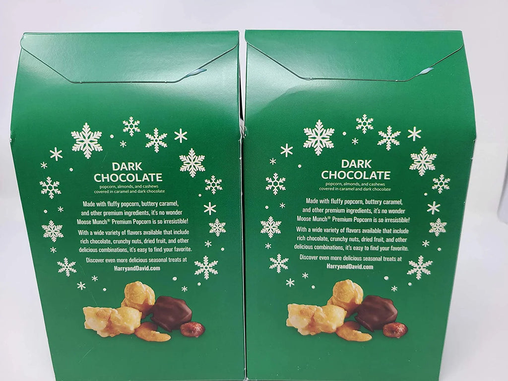 Holiday Munch Premium Popcorn Dark Chocolate 10 Oz, 2 Boxes O395