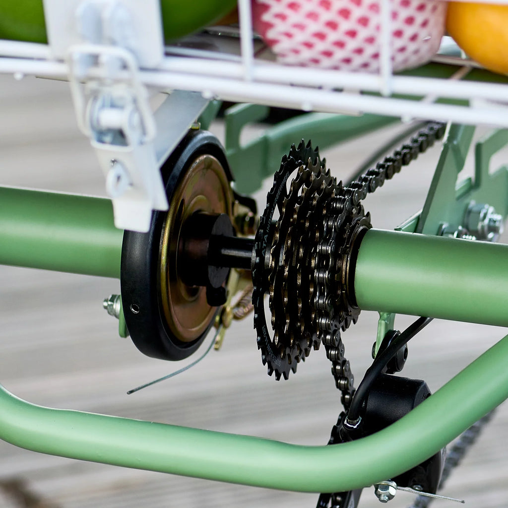 VIRIBUS Adult Tricycle 26 Inch 7 Gears with Front Rear Basket O4659
