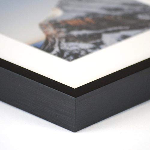 Satin Black Metal Frame Ashford 22 x 42.5 inches M362209
