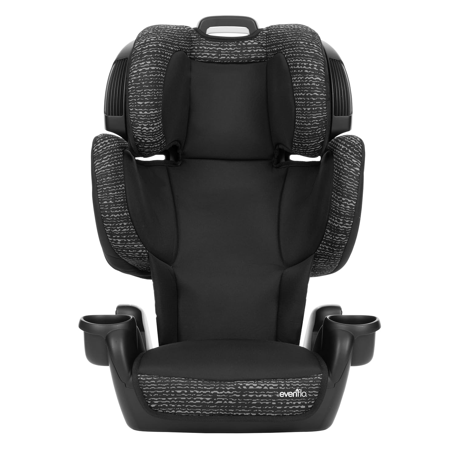 Evenflo GoTime LX Booster Car Seat Chardon Black & GoTime No Back Booster Car Seat Amore Pink P88760