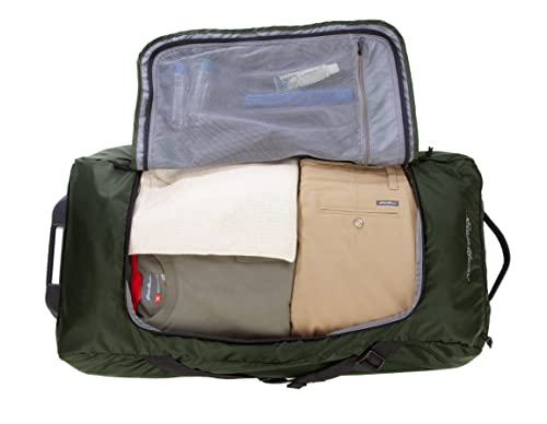 Eddie Bauer Traverse Rolling Duffel Bag, Ripstop Polyester, 78L M33903