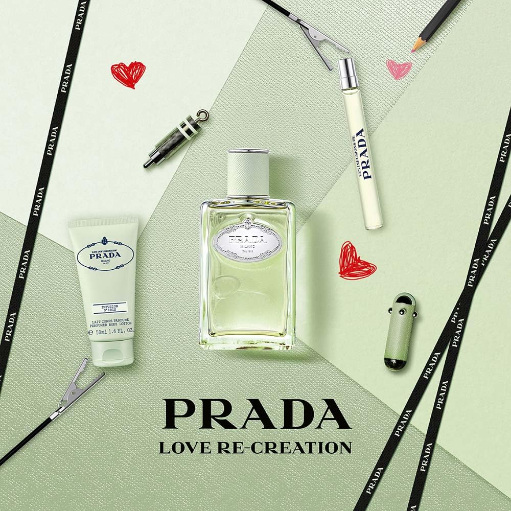 Prada Infusion d'Iris 3-Pc Gift Set Eau de Parfum & Body Lotion C532