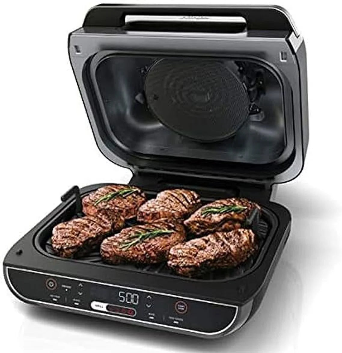 Ninja Foodi Smart XL 5-in-1 Indoor Grill with 4-Quart Air Fryer BG500A Black X852214