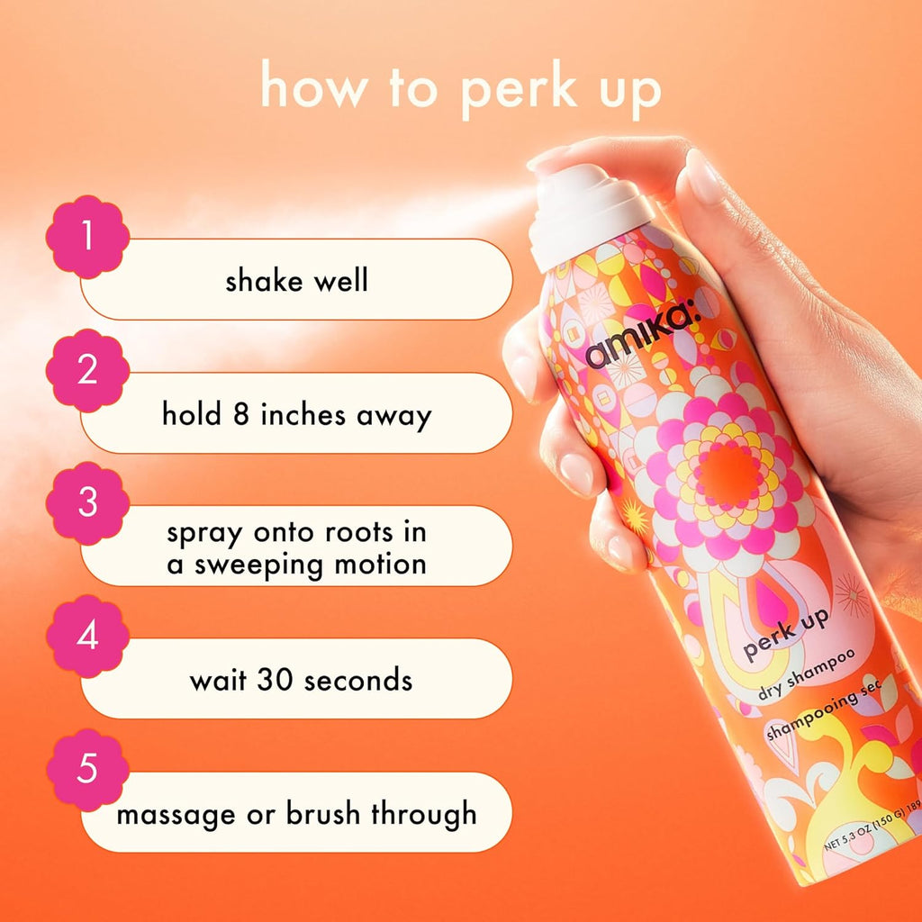 amika perk up talc-free dry shampoo 9.5oz A399093