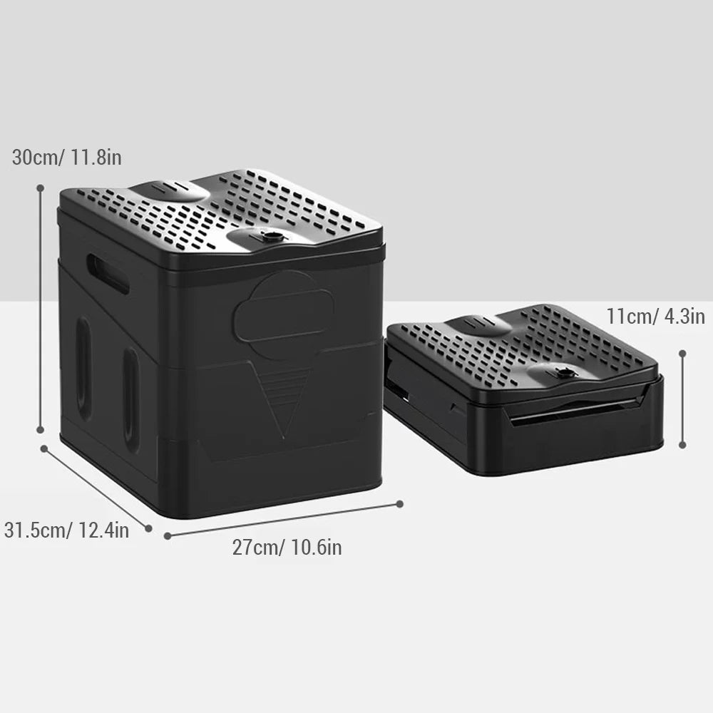 Dazzduo Folding Potty with Lid, Portable Toilet H4564