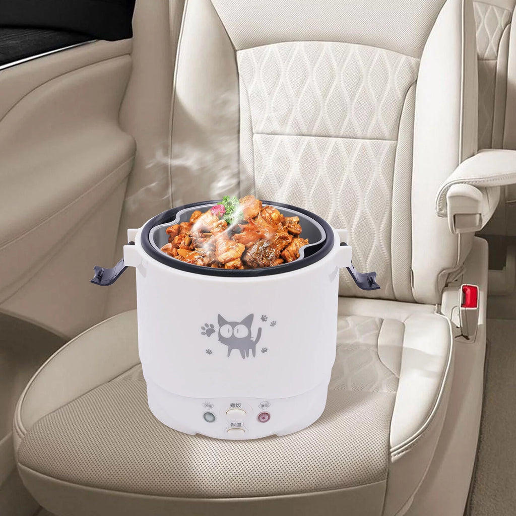 12V 1L Mini Rice Cooker Electric Lunch Box S830867
