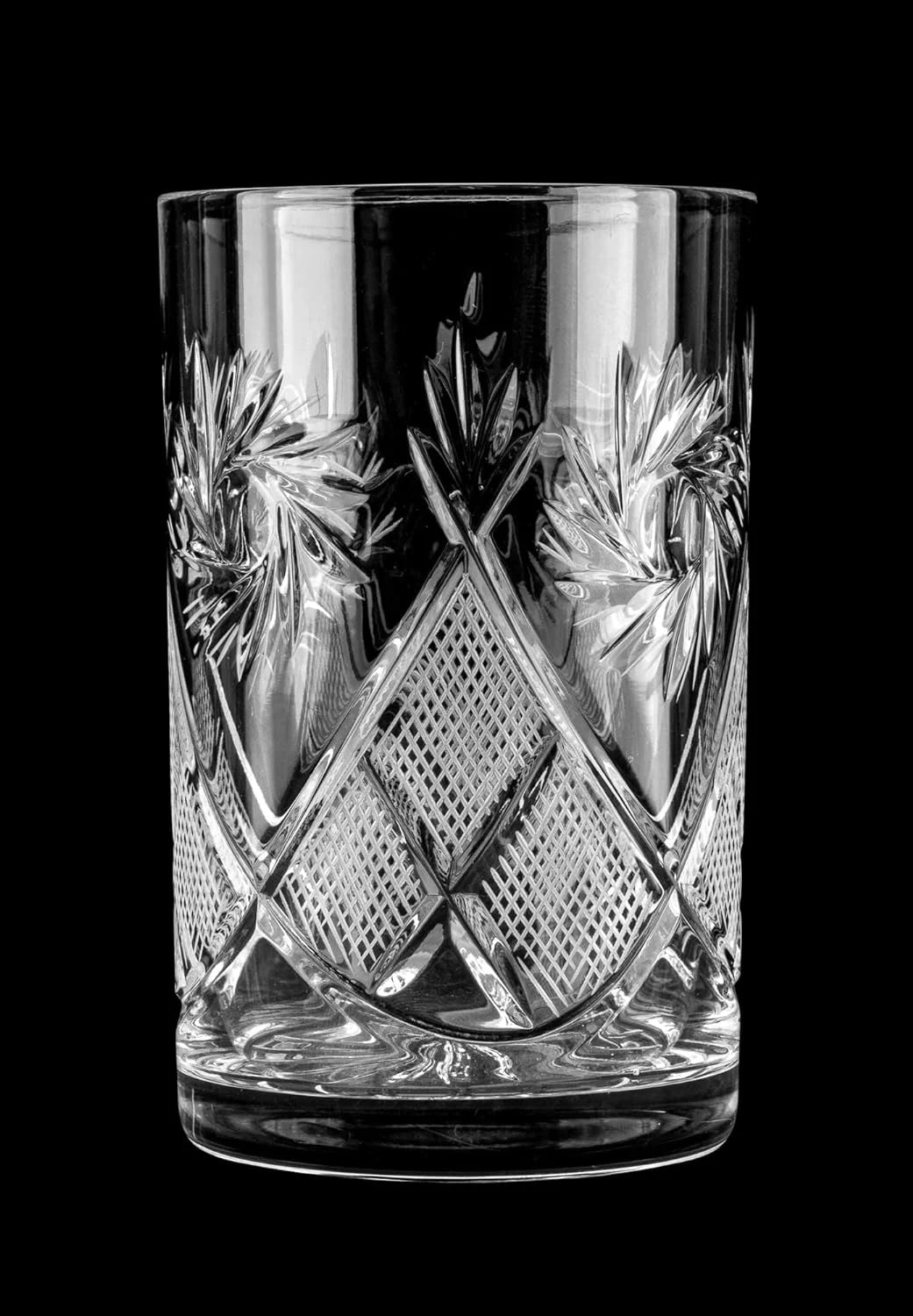 Vintage Russian Crystal Tea Glasses for Podstakannik K43817