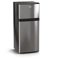 TCL  4.5 Cu. ft. Two Door Refrigerator – Stainless Look, MR453L