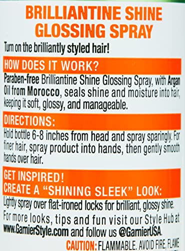 Garnier Fructis Style Brilliantine Shine Glossing Spray, 3 Fl Oz V3957