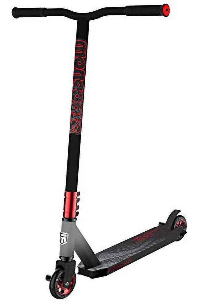 Mongoose Rise Freestyle Stunt Scooter for Kids, Youth and Adult, 110mm Wheels, Black/Red X382