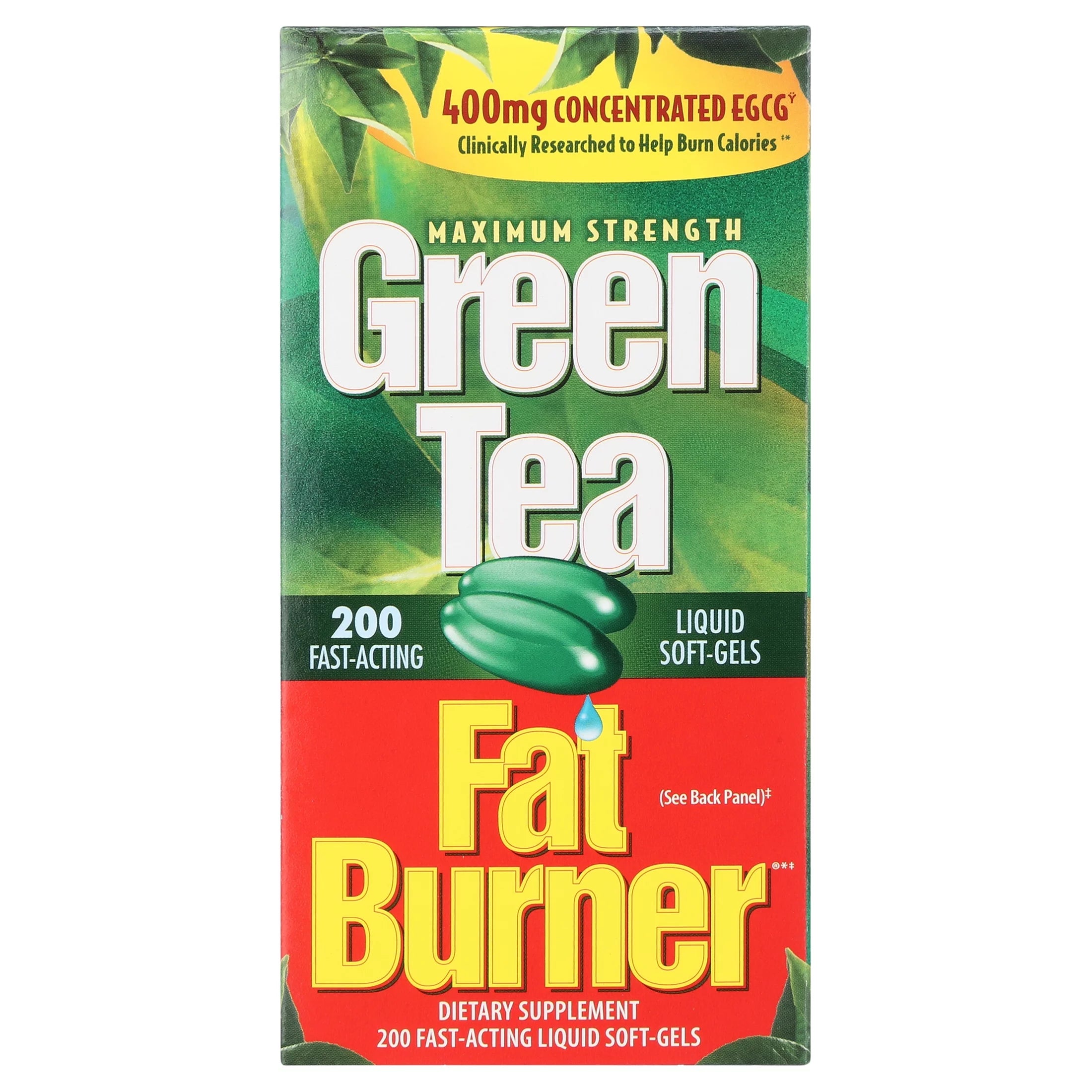 Applied Nutrition Green Tea Weight Loss Supplement, 200 Capsules