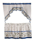 Achim Home Furnishings Love Birds - Printed Tier & Swag Set - 57x24