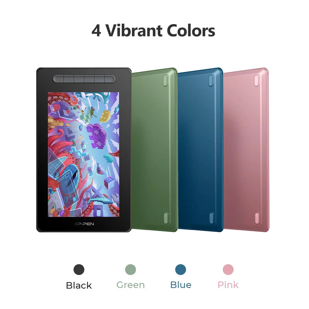 XP Pen Artist 10 2nd Graphics Tablet with Screen X3 Smart Chip Drawing Display J506