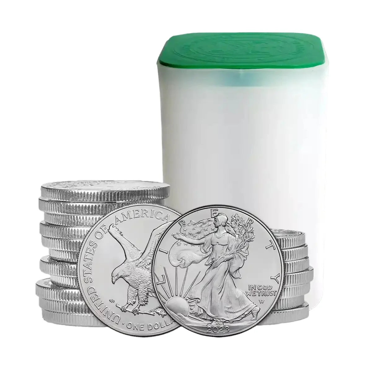 2023 1 oz American Silver Eagle BU - Tube of 20 Coins