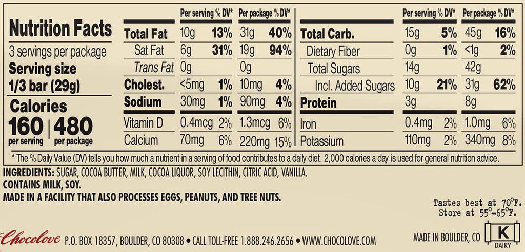 Chocolove Ruby Chocolate 34% Cacao 3.2oz Bar, 6 Pack M81448