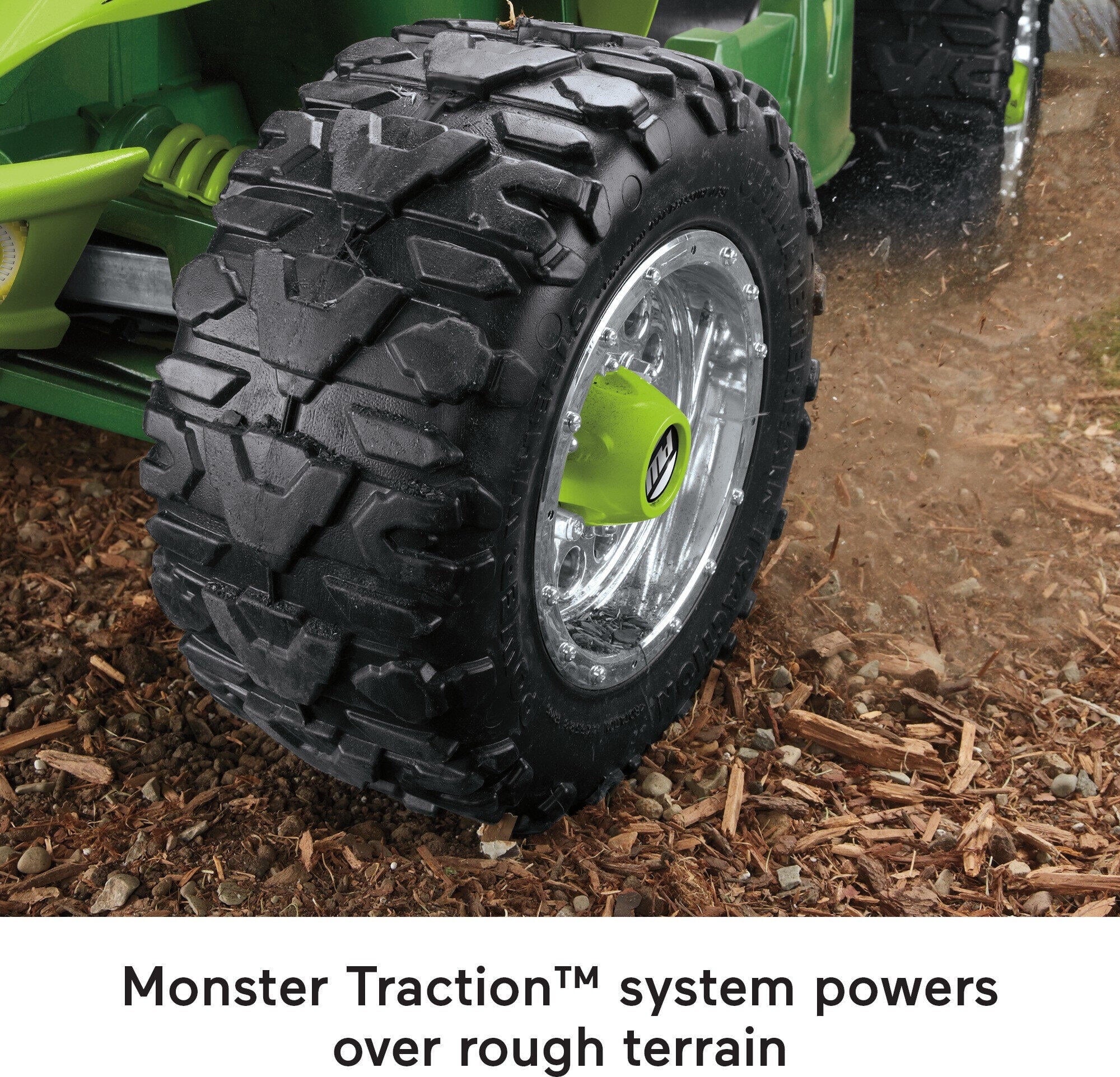 12V Power Wheels Dune Racer Extreme Ride-On Vehicle, Green Y5857