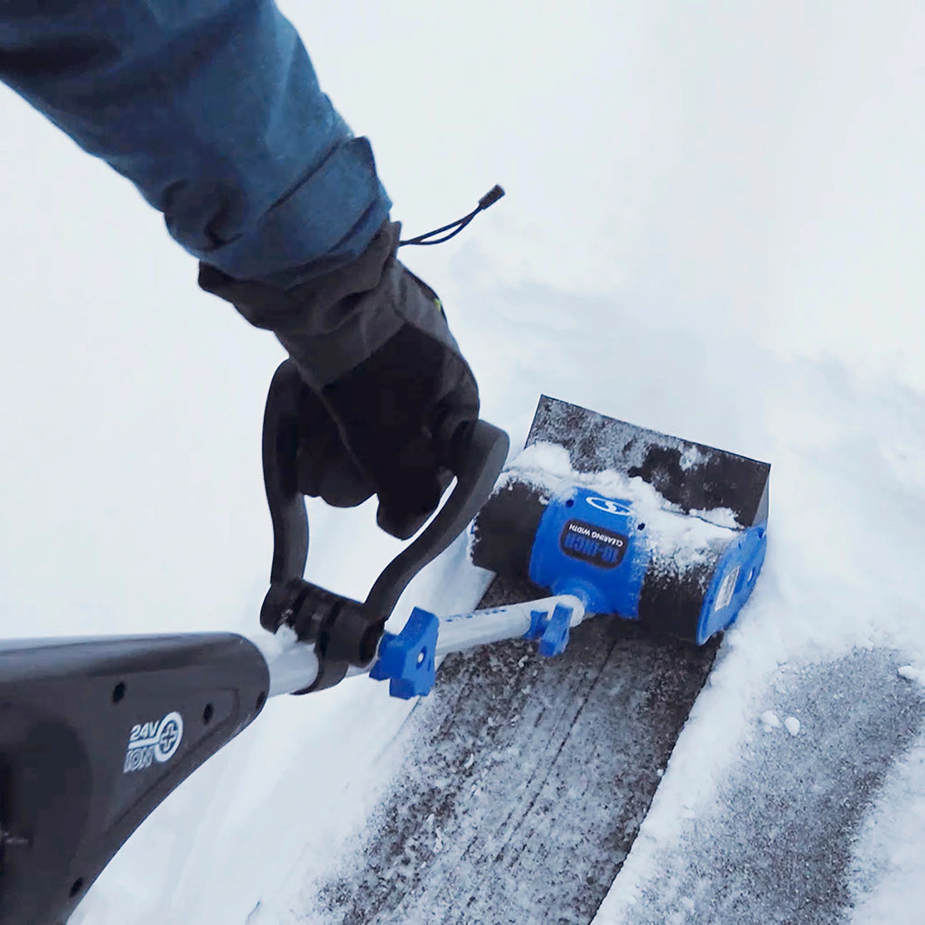Snow Joe 24V 10-inch Cordless Snow Shovel with 5.0-Ah Battery & Charger N824