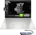 HP Envy 16 16.0" 120Hz 2K Touchscreen (Intel 13th Gen i7-13700H, 64GB DDR5 RAM, 4TB SSD, NVIDIA GeForce RTX 4060 8GB) Workstation & Backlit Gaming Laptop, IST USB-C Hub, Win 11 Pro, Sliver - 2024