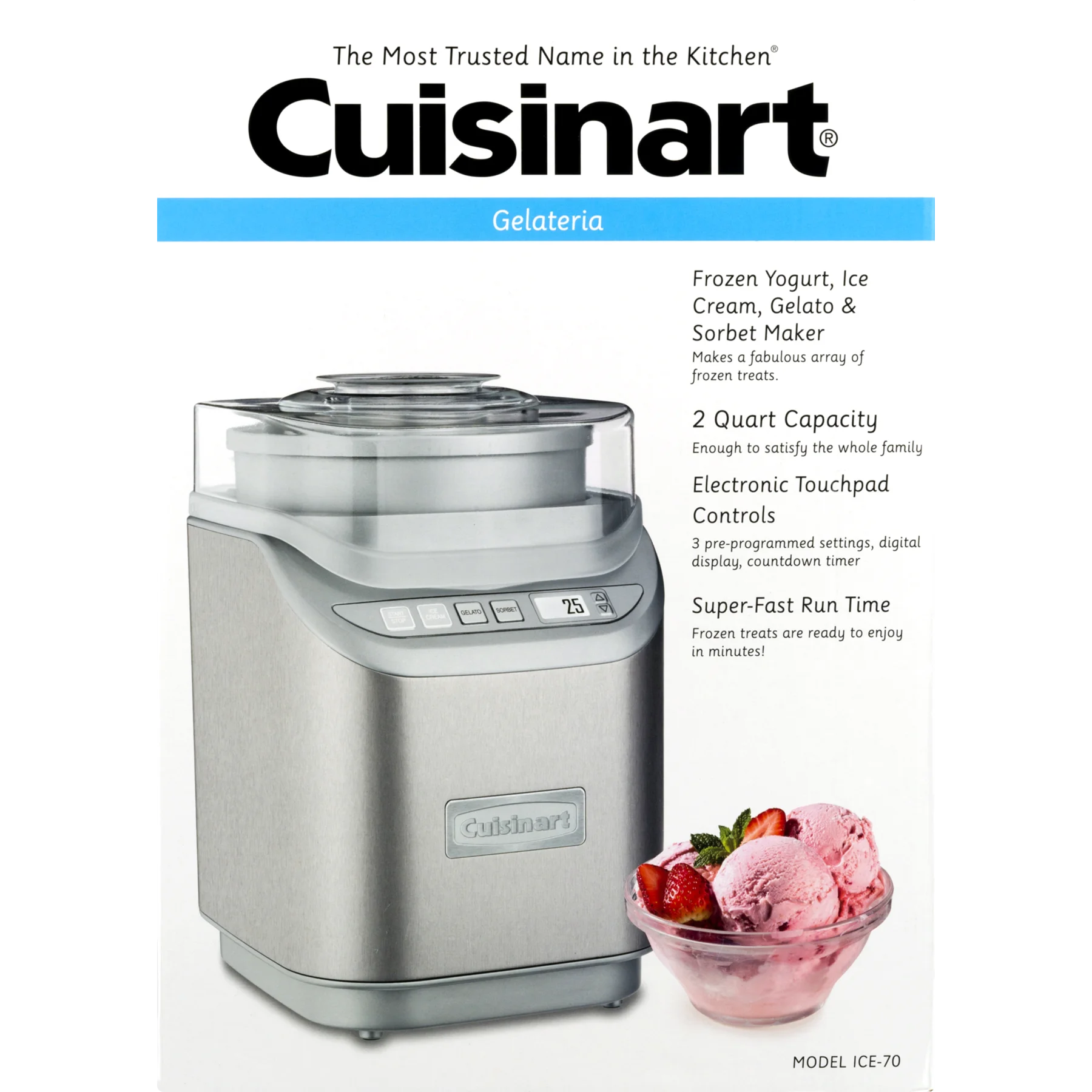 Cuisinart Cool Creations Ice Cream Maker, Silver K759940
