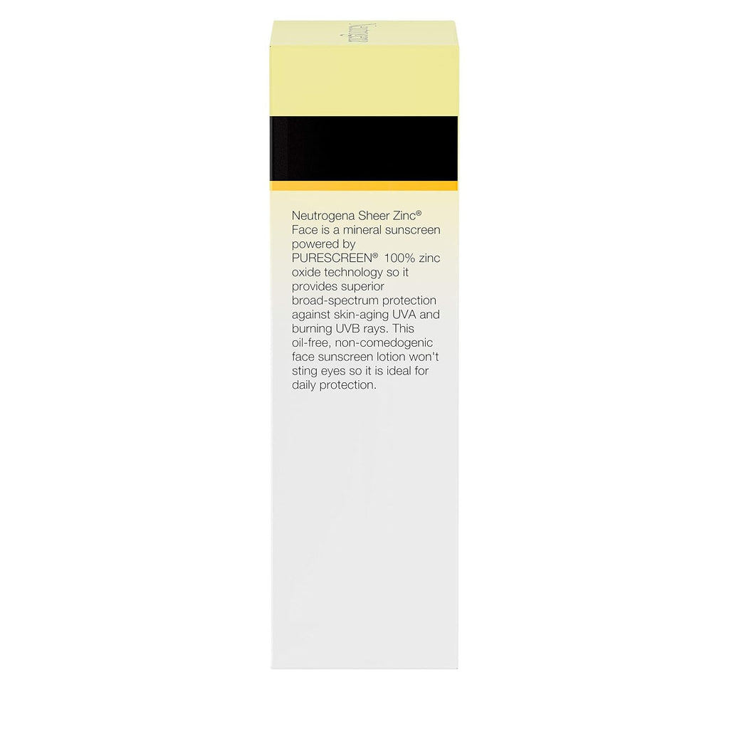 Neutrogena Sheer Zinc Oxide Dry-Touch Face Sunscreen SPF 50, 2 fl. oz M6645