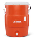Igloo 10-Gallon Seat Top Water Jug with Cup Dispenser, Orange