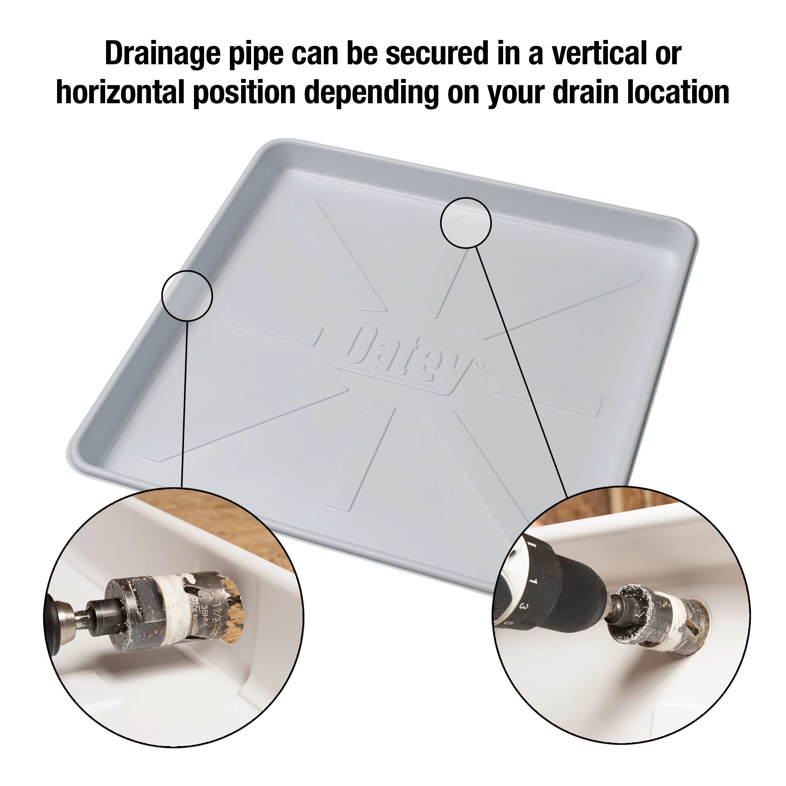 Oatey 28 in. x 30 in. Washing Machine Pan N6993