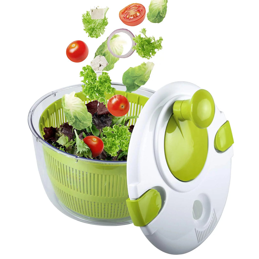 Salad Spinner, 5L Fruits Vegetable Washer Dryer, Fruits and Vegetables Dryer, Lettuce Spinner & Fruit Veggie Wash