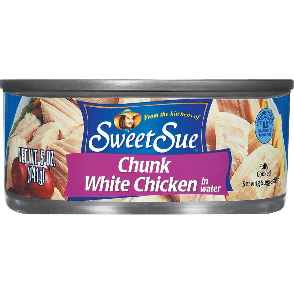 Sweet Sue Chunk White Chicken in Water, 5 oz Can (Pack of 24) U271333