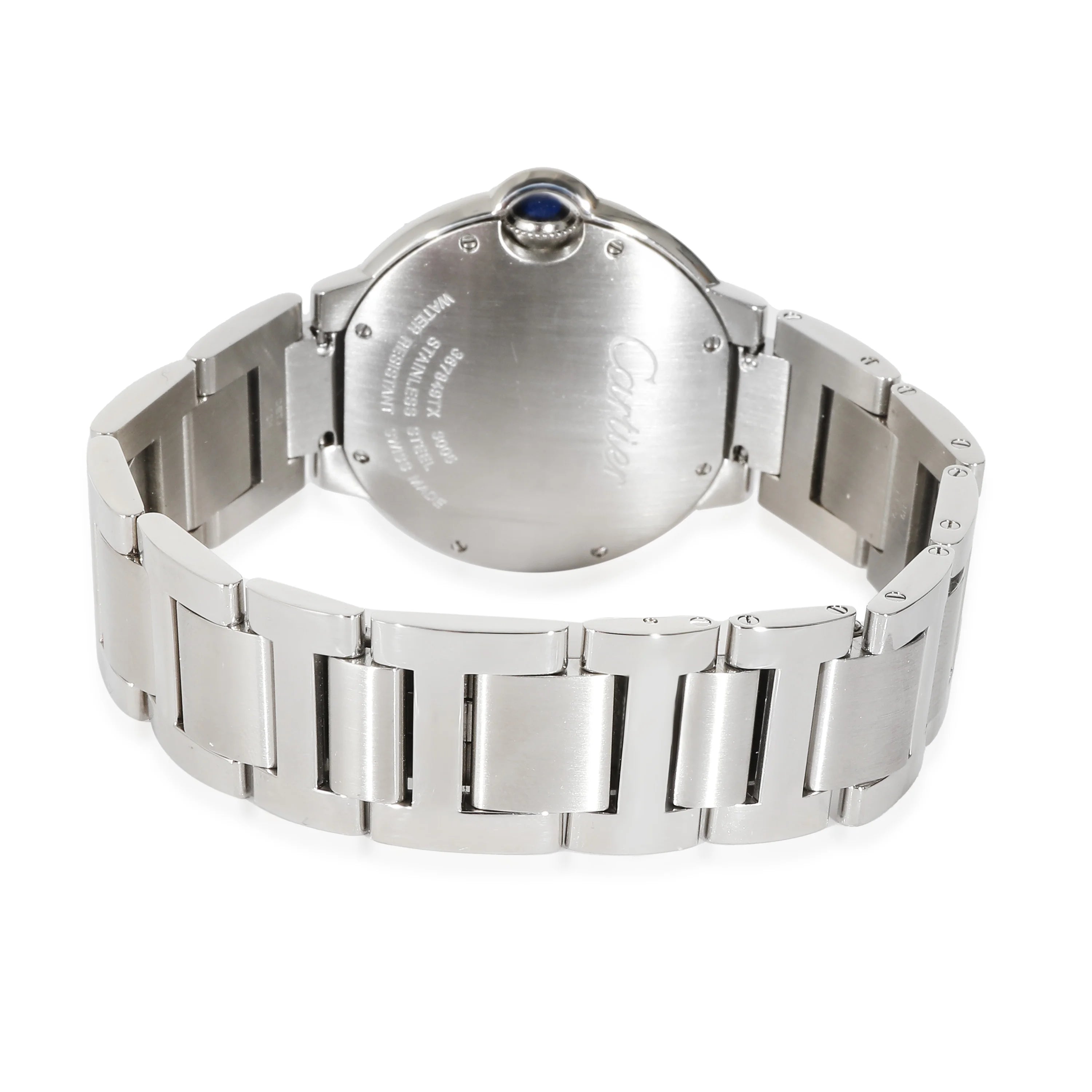 Cartier Ballon Bleu W69011Z4 Stainless Steel Unisex Watch Pre-Owned X396