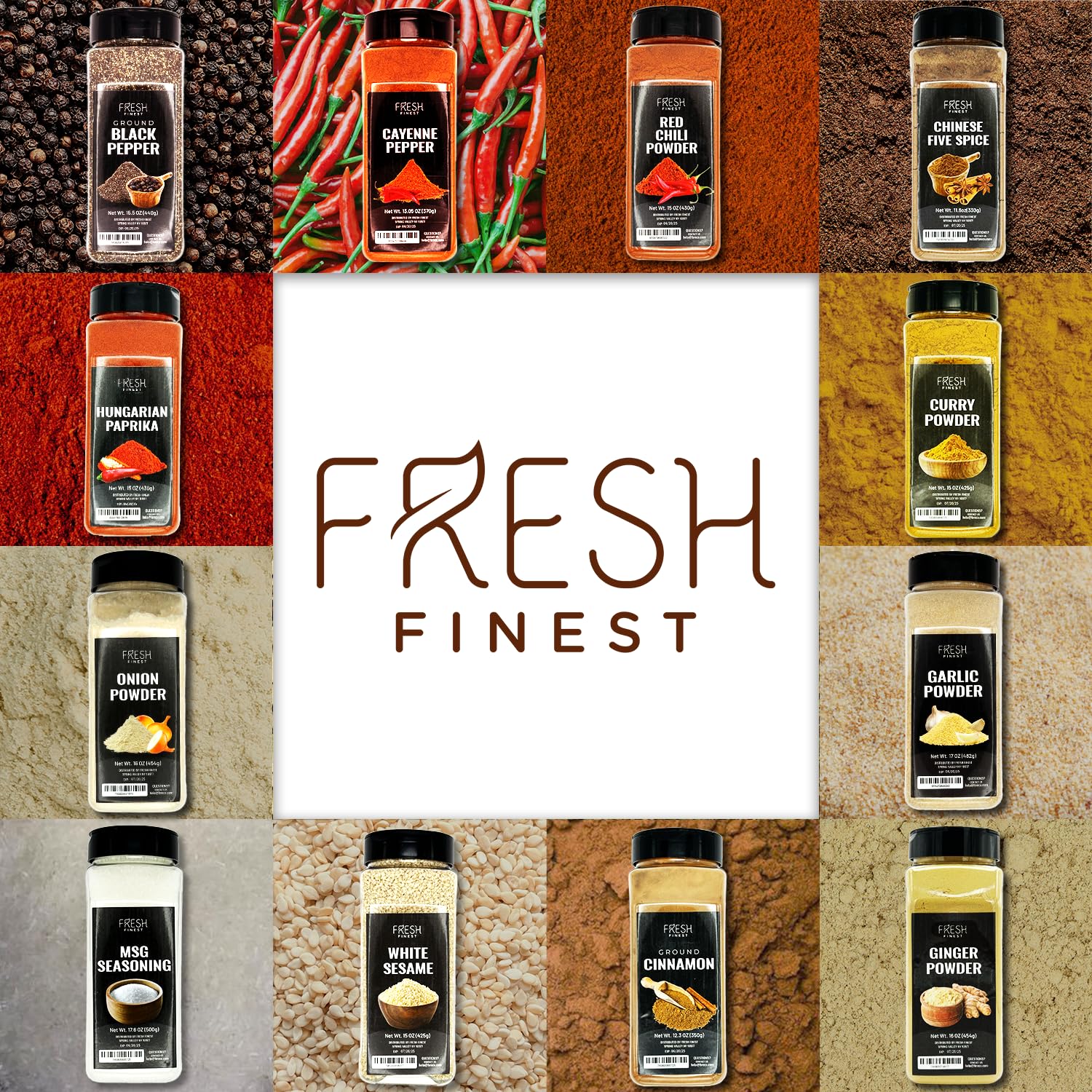 Fresh Finest Premium Garlic Powder 16oz (2 Pack) T59746