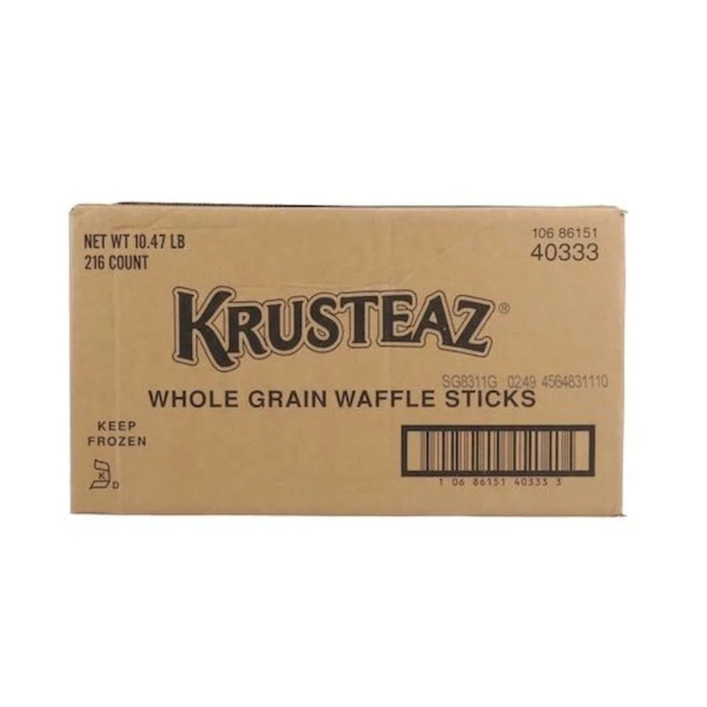 Krusteaz Stick Premium Whole Grain Belgian Waffle, 0.78 oz, 216 per case A465824