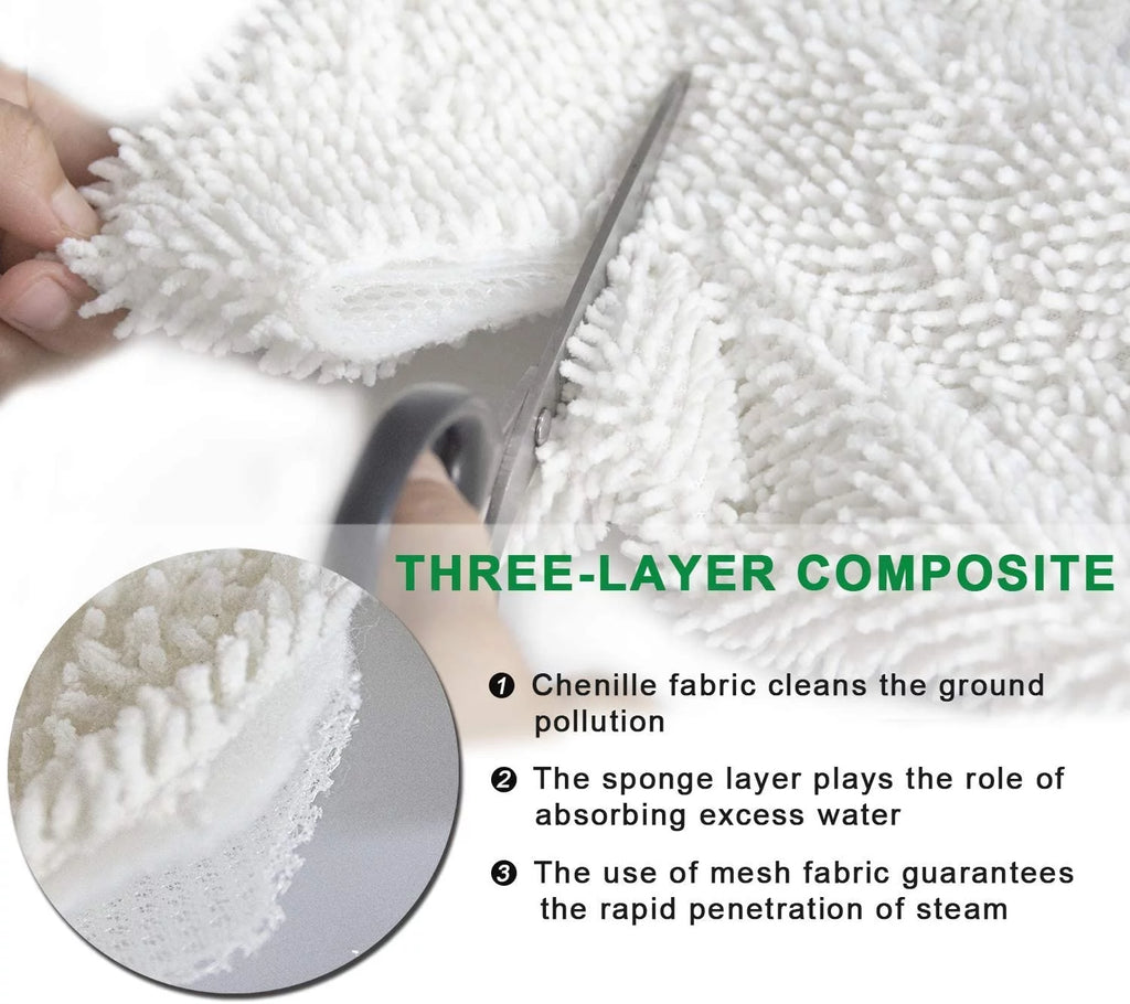 Replacement Mop Pads for Shark Steam Pocket Mop S3500 Series (4 Pack) J3960