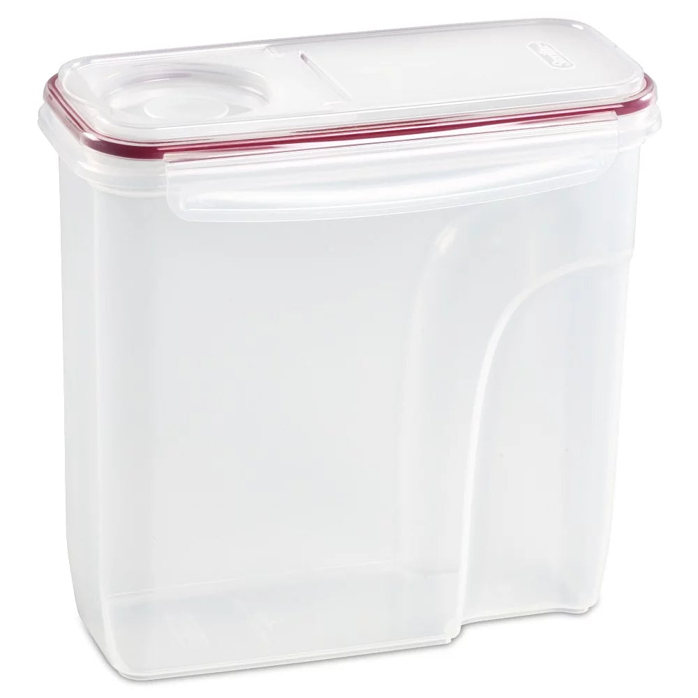 Sterilite Ultra-Seal Dry Food Storage Container 6 Qt Clear 3-Pack I898509