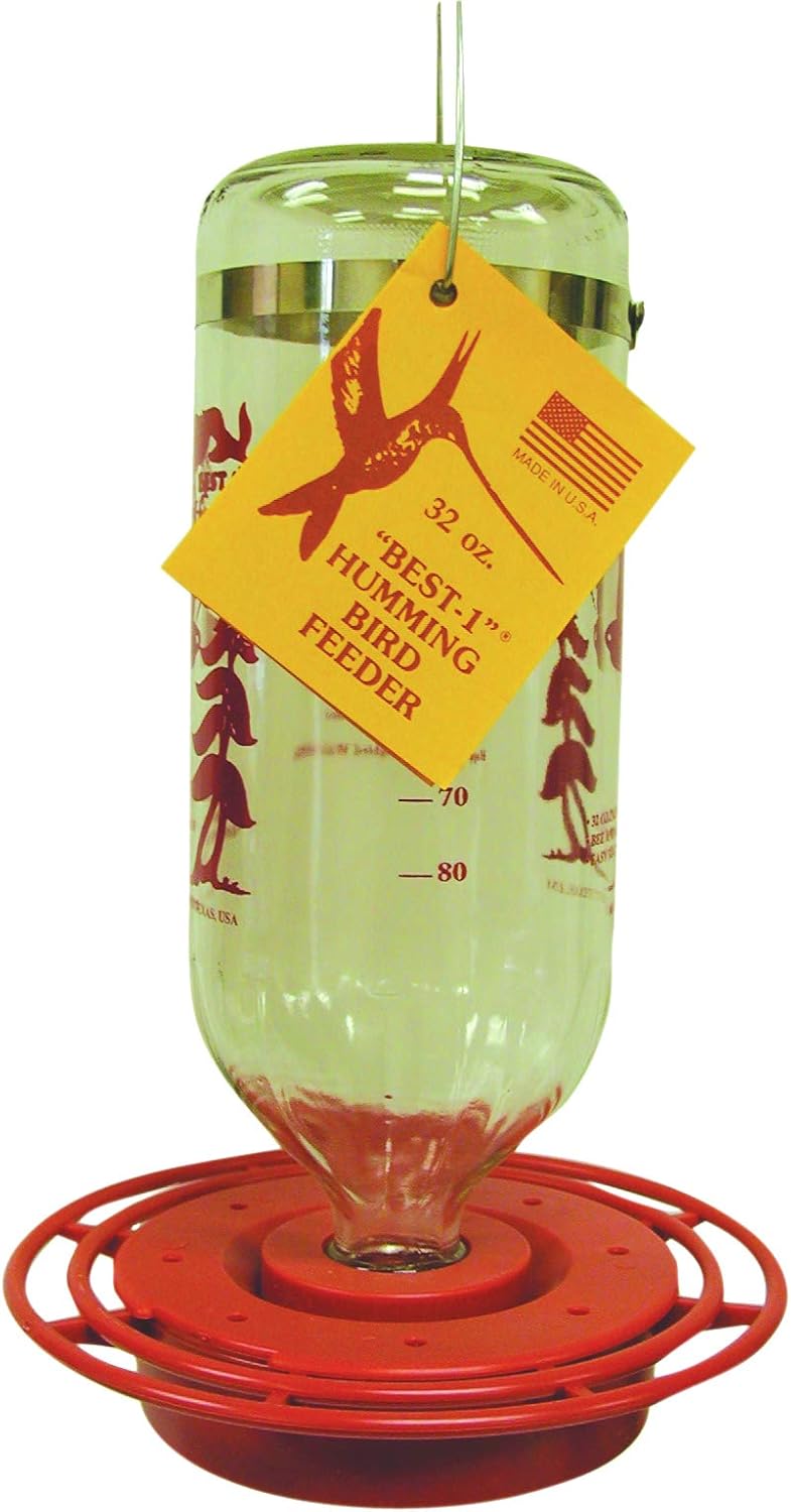 Birds Choice 32oz Hummingbird Feeder, Clear M586